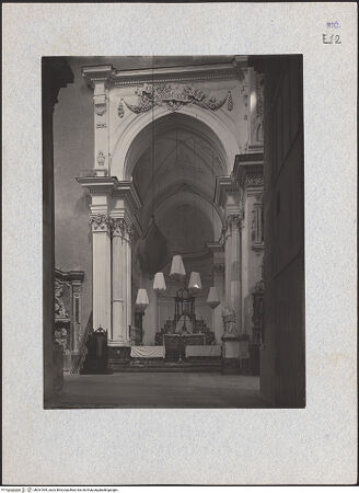 Vorderseite von Bibliotheca Hertziana [https://www.deutsche-digitale-bibliothek.de/content/lizenzen/rv-fz/] CattedraleNordöstliche Kapelle - Gesamtansicht, bh031909_recto. Foto: Schwarz, Heinrich Mathias.