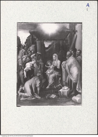 Vorderseite von Alinari [https://www.deutsche-digitale-bibliothek.de/content/lizenzen/rv-ez/] Mosaikdekoration des PresbyteriumsDie Apostel - Linke Seite, bh031936_recto. Foto.