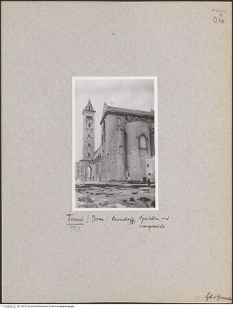 Vorderseite von Graevenitz [https://www.deutsche-digitale-bibliothek.de/content/lizenzen/rv-fz/] CattedraleApsiden - Teilansicht von Südosten, bh032118_recto. Foto.