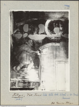 Vorderseite von Carmine (Foligno) [https://www.deutsche-digitale-bibliothek.de/content/lizenzen/rv-ez/] Die sieben Freien Künste und die sieben PlanetenPersonifikationen der sieben Planeten und Medaillons mit den sieben Lebensaltern des Menschen und den sieben kanonischen Stunden des TagesMerkur, 3. Stunde und Kindheit (Puerizia) - Gesamtansicht, bh033098_recto. Foto.