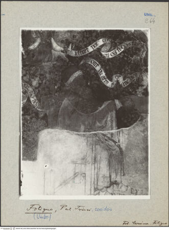 Vorderseite von Carmine (Foligno) [https://www.deutsche-digitale-bibliothek.de/content/lizenzen/rv-ez/] Helden der Antike und des Mittelalters; Lebensalter des MenschenAlter und Altersschwäche (Vecchiaia und Decrepitezza) - Rechte Hälfte: Decrepitezza, bh033148_recto. Foto.