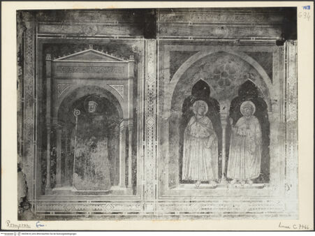 Vorderseite von ICCD [https://www.deutsche-digitale-bibliothek.de/content/lizenzen/rv-ez/] Kreuzigung, Heiligen, ProphetenSüdwand: der heilige Guido, Moses und David, Jesajas und Jeremias, Habakuk und Joel - Der heilige Guido, Moses und David, bh035618_recto. Foto.