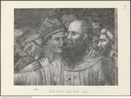 Vorderseite von Alinari [https://www.deutsche-digitale-bibliothek.de/content/lizenzen/rv-ez/] Thronender Christus zwischen den heiligen Johannes dem Evangelisten und Johannes dem Täufer; thronende Madonna; szenen aus dem Leben von Johannes dem Evangelisten und dem heiligen Augustinus; Heiligen und StifterinnenJohannes trinkt aus dem Giftkelch, der ihm vom Priester der Diana gegeben worden ist - Johannes trinkt aus dem Giftkelch, der ihm vom Priester der Diana gegeben worden ist, Detail, bh036617_recto. Foto.