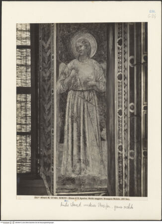 Vorderseite von Alinari [https://www.deutsche-digitale-bibliothek.de/content/lizenzen/rv-ez/] Thronender Christus zwischen den heiligen Johannes dem Evangelisten und Johannes dem Täufer; thronende Madonna; szenen aus dem Leben von Johannes dem Evangelisten und dem heiligen Augustinus; Heiligen und StifterinnenErzengel Michael - Gesamtansicht, bh036619_recto. Foto.