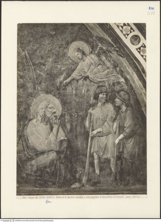 Vorderseite von Alinari [https://www.deutsche-digitale-bibliothek.de/content/lizenzen/rv-ez/] Szenen aus dem MarienlebenJoachims Opfer wird vom Priester zurückgewiesen und Verkündigung der Geburt Marias an Joachim durch einen Engel - Rechte Hälfte, Detail: Verkündigung der Geburt Marias an Joachim durch einen Engel, bh036634_recto. Foto.