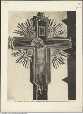 Vorderseite von Alinari [https://www.deutsche-digitale-bibliothek.de/content/lizenzen/rv-ez/] Tafelkreuze (Christus Patiens) - Gesamtansicht (vor der Restaurierung), bh036710_recto. Foto.