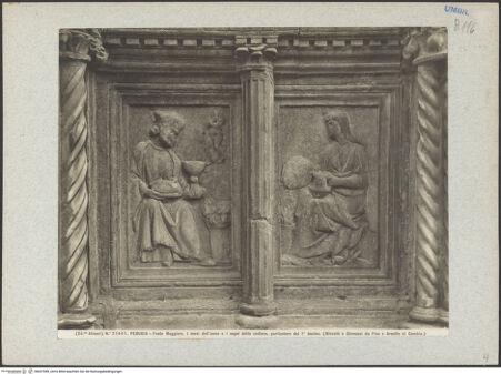 Vorderseite von Alinari [https://www.deutsche-digitale-bibliothek.de/content/lizenzen/rv-ez/] Fontana MaggioreUnteres Brunnengeschoss: Becken mit Darstellungen aus dem Alten Testament, der Artes mechanicae, der Sieben Freien Künste und MonatsdarstellungenAllegorische Monatsdarstellung des Januar mit Tierkreiszeichen Wassermann - Gesamtansicht, bh037089_recto. Foto.