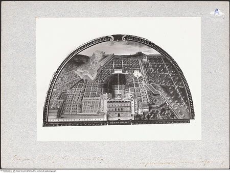 Vorderseite von Sopr. BAS FI [https://www.deutsche-digitale-bibliothek.de/content/lizenzen/rv-ez/] Veduten der Medici-VillenAnsicht von Palazzo Pitti und Giardino di Boboli - Gesamtansicht, bh045120_recto. Foto.