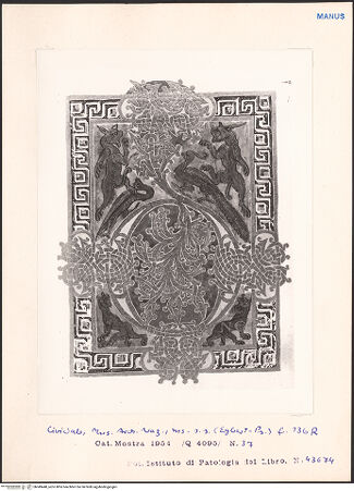 Vorderseite von Istituto di Patologia del Libro [https://www.deutsche-digitale-bibliothek.de/content/lizenzen/rv-ez/] Psalterium Egberti - Codex Gertrudianus (Salterio di Egberto - Codice Gertrudiano)Initiale D (Psalm 101: Domine exaudi orationem meam) - Gesamtansicht, bh049448_recto. Foto.