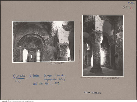 Vorderseite von Bibliotheca Hertziana [https://www.deutsche-digitale-bibliothek.de/content/lizenzen/rv-fz/] San Pietro - Chor und Apsis von Westen, bh051702_recto. Foto: Hahn, Hanno.