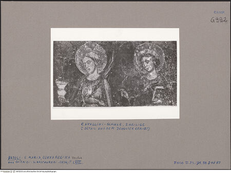 Vorderseite von Bibliotheca Hertziana [https://www.deutsche-digitale-bibliothek.de/content/lizenzen/rv-ez/] Jüngstes GerichtHeilige - Heiligen (unten, mittlere Wand), bh052324_recto. Foto.