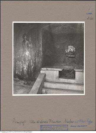 Vorderseite von unbekannt [https://www.deutsche-digitale-bibliothek.de/content/lizenzen/rv-fz/] Casa di Loreius Tiburtinus - Ansicht, bh053113_recto. Foto: Lamb, Carl.