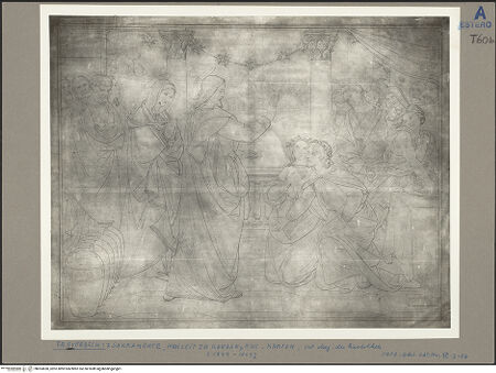 Vorderseite von Direzione dei Musei Vaticani [https://www.deutsche-digitale-bibliothek.de/content/lizenzen/rv-ez/] Die sieben SakramenteEhe (Hochzeit zu Kanaan) - zentrale Tafel, bh053830_recto. Foto.
