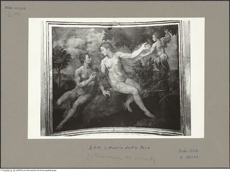 Vorderseite von ICCD [https://www.deutsche-digitale-bibliothek.de/content/lizenzen/rv-ez/] Szenen aus der GenesisSündenfall - Gesamtansicht, bh053900_recto. Foto.