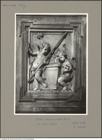 Vorderseite von ICCD [https://www.deutsche-digitale-bibliothek.de/content/lizenzen/rv-ez/] Engel mit den Leidenswerkzeugen - rechte Seite, bh053905_recto. Foto.