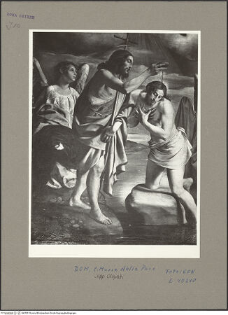 Vorderseite von ICCD [https://www.deutsche-digitale-bibliothek.de/content/lizenzen/rv-ez/] Taufe Christi - Ausschnitt: Johannes und Christus, bh053919_recto. Foto (digital).