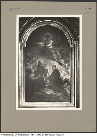 Vorderseite von ICCD [https://www.deutsche-digitale-bibliothek.de/content/lizenzen/rv-ez/] Die Madonna erscheint den Seligen Gaspare de Bono und Nicolò Longobardi - Gesamtansicht, bh055394_recto. Foto.