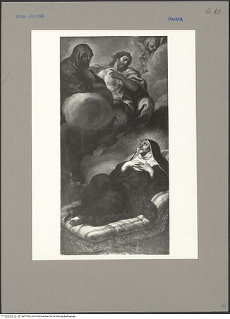 Vorderseite von ICCD [https://www.deutsche-digitale-bibliothek.de/content/lizenzen/rv-ez/] Szenen aus dem Leben der Heiligen RitaTod Ritas - , bh055398_recto. Foto.