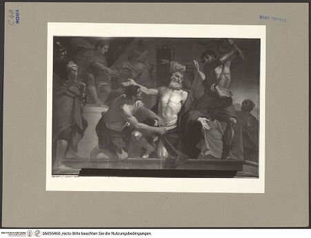 Vorderseite von ICCD [https://www.deutsche-digitale-bibliothek.de/content/lizenzen/rv-ez/] Geißelung des heiligen Andreas - Gesamtansicht, bh055460_recto. Foto: Rigamonti.