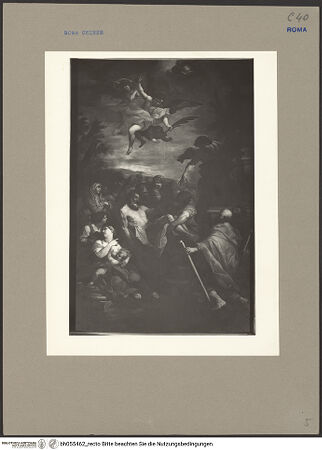 Vorderseite von ICCD [https://www.deutsche-digitale-bibliothek.de/content/lizenzen/rv-ez/] Grablegung des heiligen Andreas - Gesamtansicht, bh055462_recto. Foto.