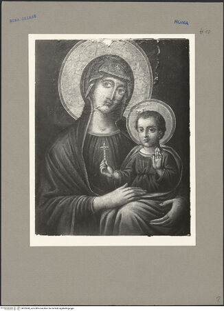 Vorderseite von ICCD [https://www.deutsche-digitale-bibliothek.de/content/lizenzen/rv-ez/] Mittelalterliche Ikone - Gesamtansicht, bh055540_recto. Foto.