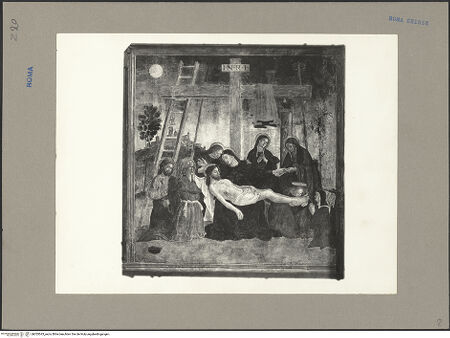 Vorderseite von ICCD [https://www.deutsche-digitale-bibliothek.de/content/lizenzen/rv-ez/] Kreuzabnahme - Gesamtansicht, bh055543_recto. Foto.