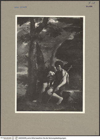 Vorderseite von ICCD [https://www.deutsche-digitale-bibliothek.de/content/lizenzen/rv-ez/] Der Johannesknabe mit dem Lamm - Gesamtansicht, bh055599_recto. Foto.