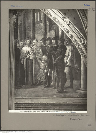 Vorderseite von Alinari [https://www.deutsche-digitale-bibliothek.de/content/lizenzen/rv-ez/] Szenen aus dem Leben des heiligen AmbrosiusWahl des heiligen Ambrosius durch den Zuruf eines Kindes - Gesamtansicht, bh055857_recto. Foto.