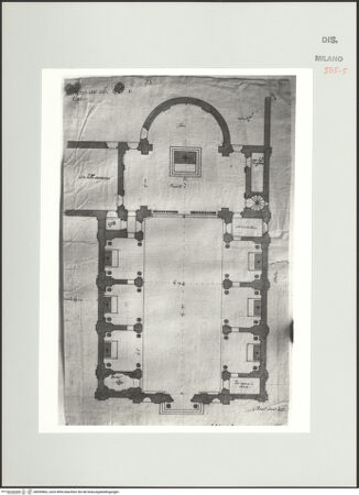 Vorderseite von Alinari [https://www.deutsche-digitale-bibliothek.de/content/lizenzen/rv-ez/] Grabmal des Kardinals Bartolomeo Roverella (+1476)Rundbogennische - Nische mit Sarkophag und Präsentationsszene, bh055862_recto. Foto: Anderson, Domenico.
