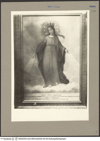 Vorderseite von Musei Vaticani [https://www.deutsche-digitale-bibliothek.de/content/lizenzen/rv-ez/] Madonna del Miracolo - Gesamtansicht, bh056329_recto. Foto: Moscioni, Romualdo.