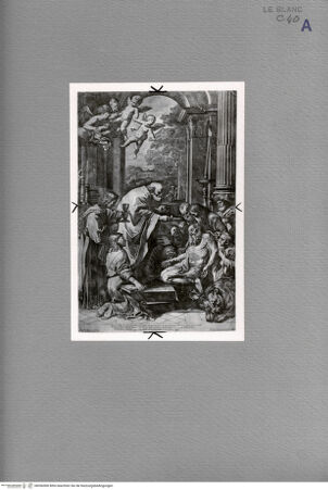 Vorderseite von  [http://creativecommons.org/publicdomain/mark/1.0/] Die letzte Kommunion des Heiligen Hieronymus - , bh056500. Foto.