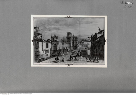 Vorderseite von  [http://creativecommons.org/publicdomain/mark/1.0/] Magnificentiores selectioresque urbis venetiarum prospectus, quos olim Michael Marieschi venetus pictor, et architectus plerisque tabulis depinxit ..., Verlagsort: Venedig, 1741 - , bh056513. Foto.