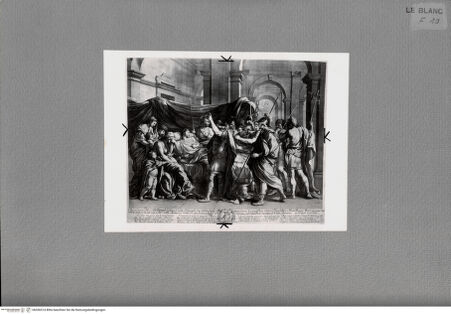 Vorderseite von  [http://creativecommons.org/publicdomain/mark/1.0/] Der Tod des Germanicus - , bh056514. Foto.