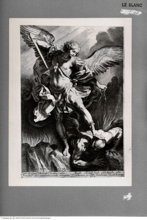 Vorderseite von Albertina [https://rightsstatements.org/page/CNE/1.0/] Der Erzengel Michael - , bh056574. Foto.