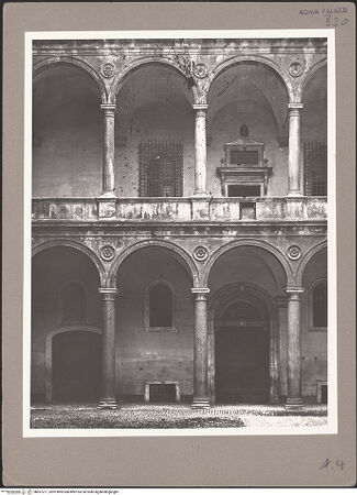 Vorderseite von ICCD [https://www.deutsche-digitale-bibliothek.de/content/lizenzen/rv-ez/] Palazzo della Cancelleria - Teil, bh057271_recto. Foto.