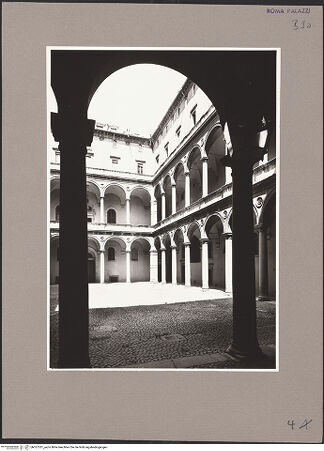 Vorderseite von ICCD [https://www.deutsche-digitale-bibliothek.de/content/lizenzen/rv-ez/] Palazzo della Cancelleria - , bh057331_recto. Foto.