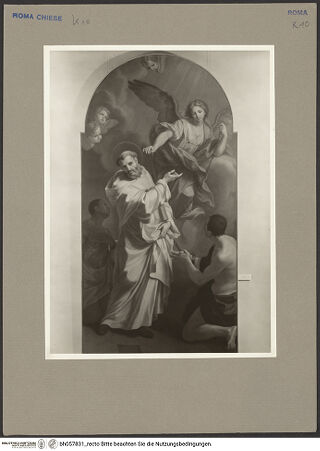 Vorderseite von ICCD [https://www.deutsche-digitale-bibliothek.de/content/lizenzen/rv-ez/] Der heilige Johannes von Matha - Aufnahme außerhalb der Altarädikula, bh057831_recto. Foto.