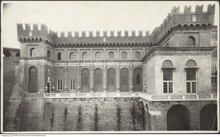 Vorderseite von Vatikan [https://www.deutsche-digitale-bibliothek.de/content/lizenzen/rv-ez/] Belvedere von Innozenz VIII. Cybo - nach der Restaurierung von 1957, bh059007_recto. Foto.