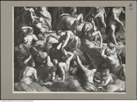 Vorderseite von Sopr. BAA FI [https://www.deutsche-digitale-bibliothek.de/content/lizenzen/rv-ez/] Christus im Limbus - Ausschnitt, linkes unteres Viertel, bh059011_recto. Foto.