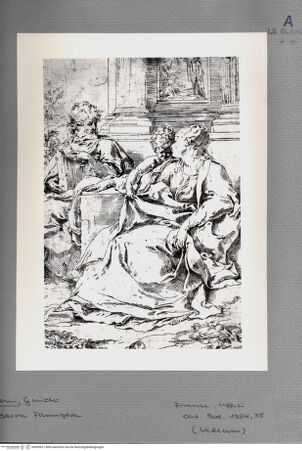 Vorderseite von Villani [http://creativecommons.org/publicdomain/mark/1.0/] Die Heilige Familie - , bh059621. Foto.