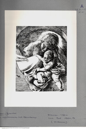 Vorderseite von Villani [http://creativecommons.org/publicdomain/mark/1.0/] Madonna mit Jesuskind und Buch - , bh059624. Foto.