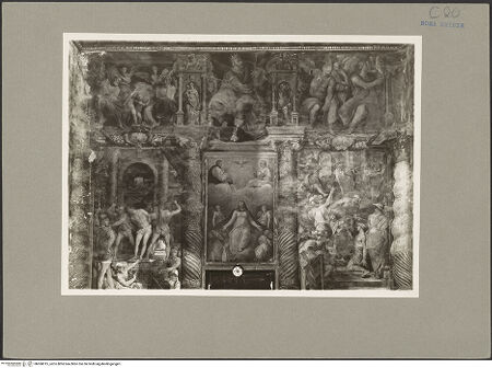 Vorderseite von Sopr. Mon. Laz. [https://www.deutsche-digitale-bibliothek.de/content/lizenzen/rv-ez/] Freskenzyklus zur Passion Christi - Eingangswand, bh060015_recto. Foto.