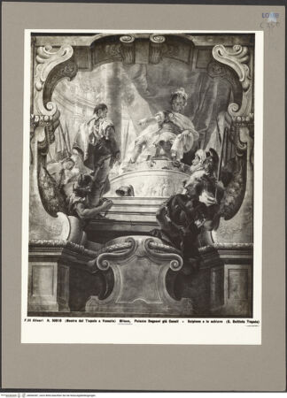 Vorderseite von Alinari [https://www.deutsche-digitale-bibliothek.de/content/lizenzen/rv-ez/] Die Geschichte von Scipio, Massinissa und SophonisbaScipio befreit Massinissa - Gesamtansicht, bh060387_recto. Foto.