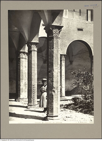 Vorderseite von unbekannt [http://creativecommons.org/publicdomain/mark/1.0/] Palazzo VeneziaPalazzetto Venezia & Viridarium - Palazzo Venezia und Palazzetto vor der Abtragung, bh060794_recto. Foto.