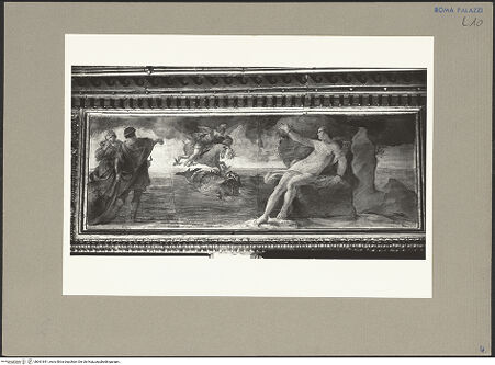 Vorderseite von GFN [https://www.deutsche-digitale-bibliothek.de/content/lizenzen/rv-ez/] Fries mit mythologischen Szenen aus den Metamorphosen des OvidPerseus und Andromeda - Ostwand, bh061641_recto. Foto.