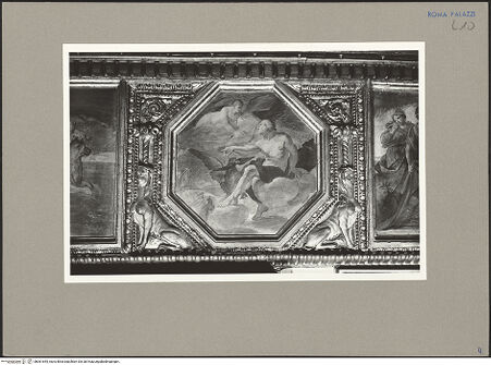 Vorderseite von GFN [https://www.deutsche-digitale-bibliothek.de/content/lizenzen/rv-ez/] Fries mit mythologischen Szenen aus den Metamorphosen des OvidJuno, Jupiter und Io - Ostwand, bh061645_recto. Foto.