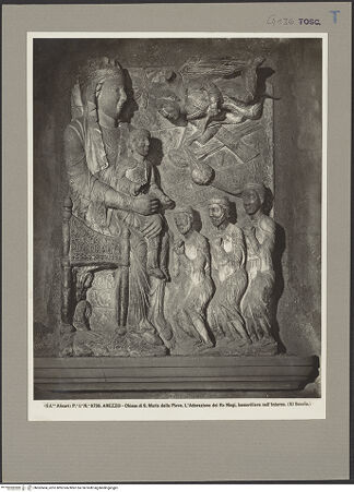 Vorderseite von Alinari [https://www.deutsche-digitale-bibliothek.de/content/lizenzen/rv-ez/] Anbetung der Könige - Gesamtansicht, bh062404_recto. Foto.