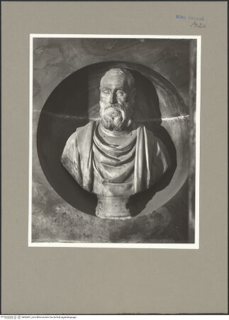 Vorderseite von ICCD [https://www.deutsche-digitale-bibliothek.de/content/lizenzen/rv-ez/] Büste des Antonio Frangipane (gestorben 1546) - , bh065431_recto. Foto.