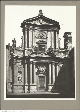 Vorderseite von ICCD [https://www.deutsche-digitale-bibliothek.de/content/lizenzen/rv-ez/] San Marcello al Corso - , bh065512_recto. Foto.