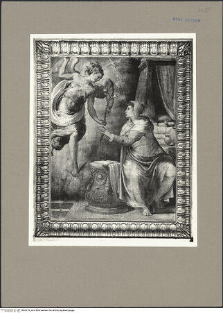 Vorderseite von ICCD [https://www.deutsche-digitale-bibliothek.de/content/lizenzen/rv-ez/] Szenen aus dem Marienleben, Evangelisten und ProphetenVerkündigung - , bh065518_recto. Foto.